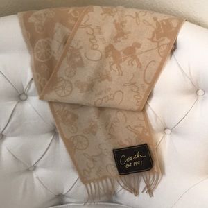 Gorgeous and warm Coach scarf